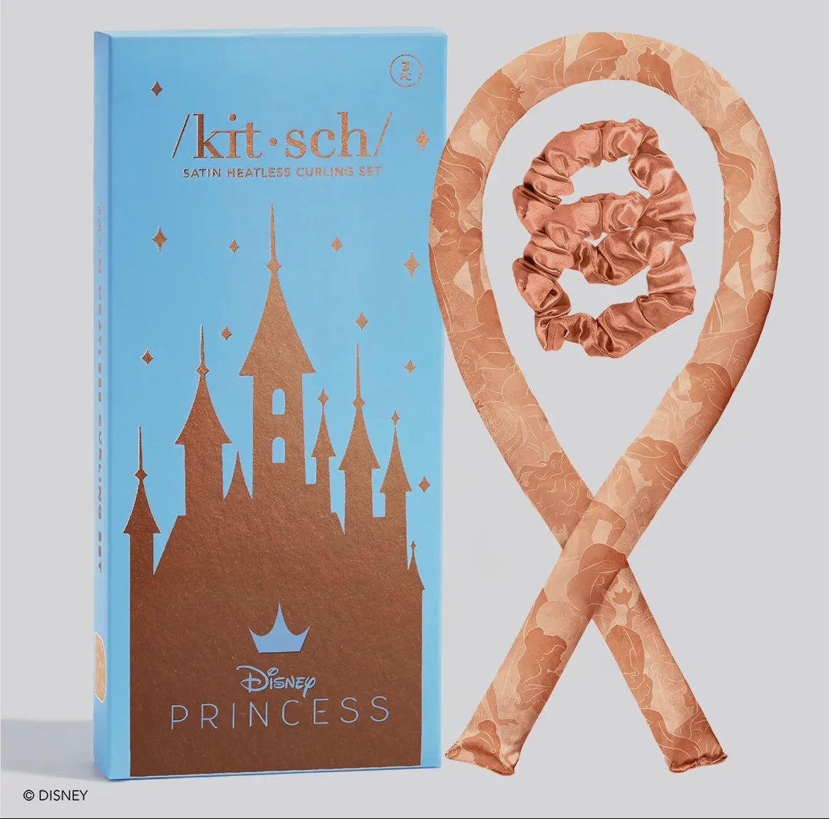 Disney x Kitsch- Satin Heatless Curling Set