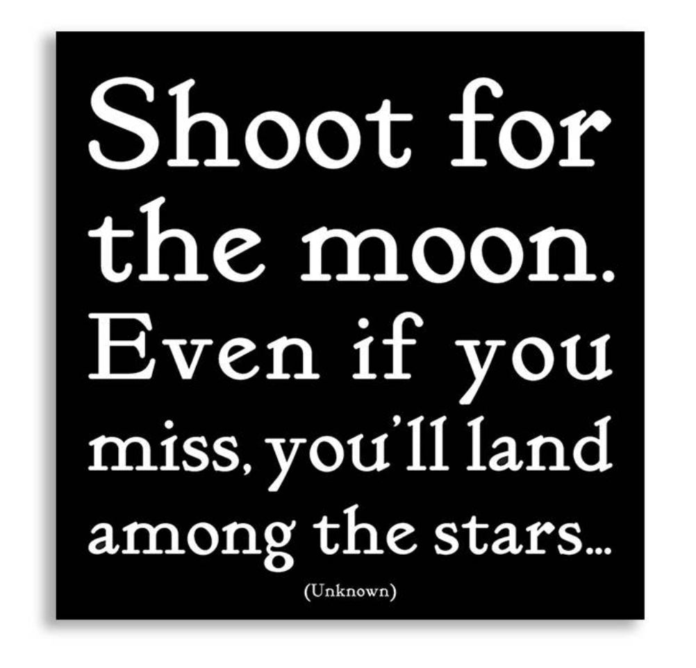 Shoot for the Moon…Magnet
